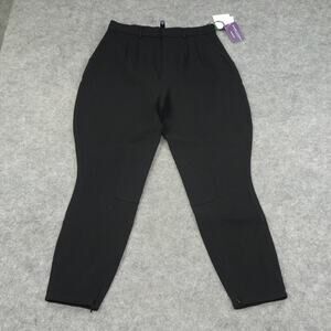 Ralph Lauren Pants Womens 10 Purple‎ Label Collection Black Pleated Gaucho B